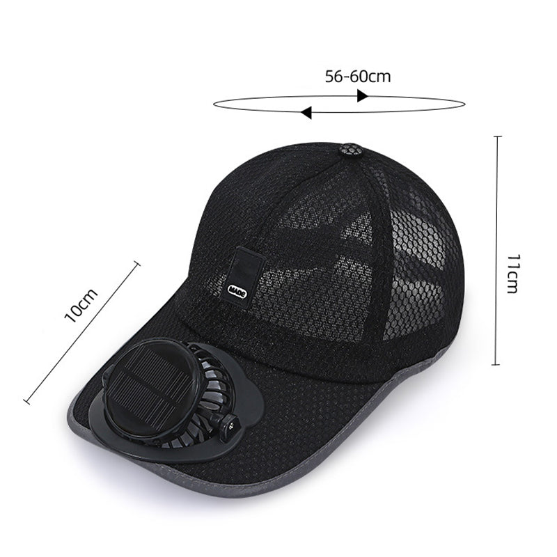 🔥 Hot sale 30% OFF🔥Breathable Baseball Cap with Solar Fan