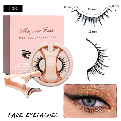 Magnetic False Eyelashes with Magnetic Tweezers
