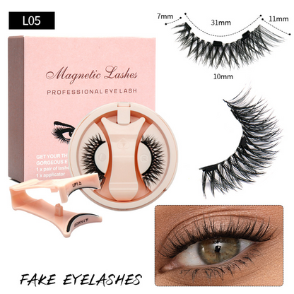 Magnetic False Eyelashes with Magnetic Tweezers