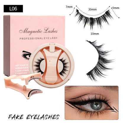Magnetic False Eyelashes with Magnetic Tweezers