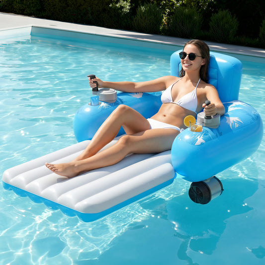 ⏰60% OFF Tonight Only✨ Motorized Summer Pool Cruiser for Adults - Rechargeable Pool Lounger
