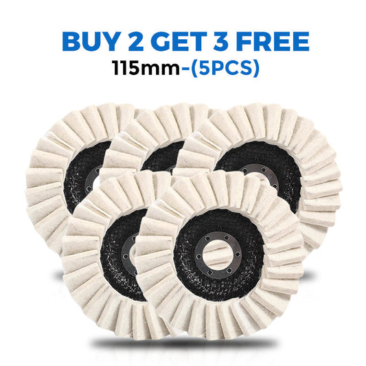 ⚙️ BUY 1 GET 1 FREE! 🔥 Wool Felt Flap Polishing Disc – High-Performance, Fine Polishing & Long-Lasting Use ✨