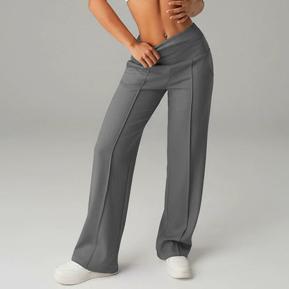 🥳2026 HOT SALE💞Women's High Waist Wide Leg Pants – Soft stretch fabric, gentle tummy control!