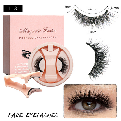 Magnetic False Eyelashes with Magnetic Tweezers