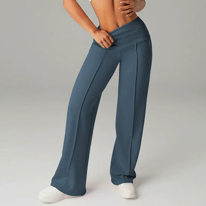 🥳2026 HOT SALE💞Women's High Waist Wide Leg Pants – Soft stretch fabric, gentle tummy control!