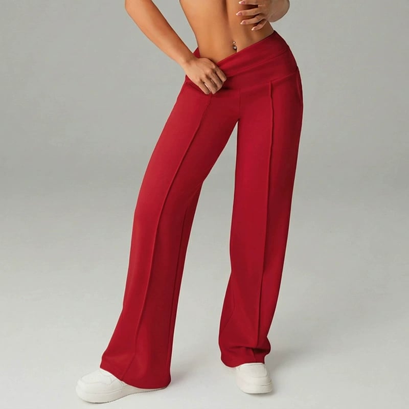 🥳2026 HOT SALE💞Women's High Waist Wide Leg Pants – Soft stretch fabric, gentle tummy control!