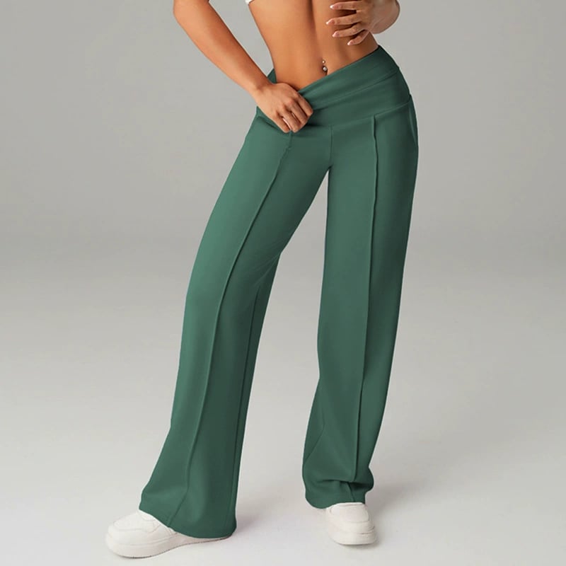 🥳2026 HOT SALE💞Women's High Waist Wide Leg Pants – Soft stretch fabric, gentle tummy control!