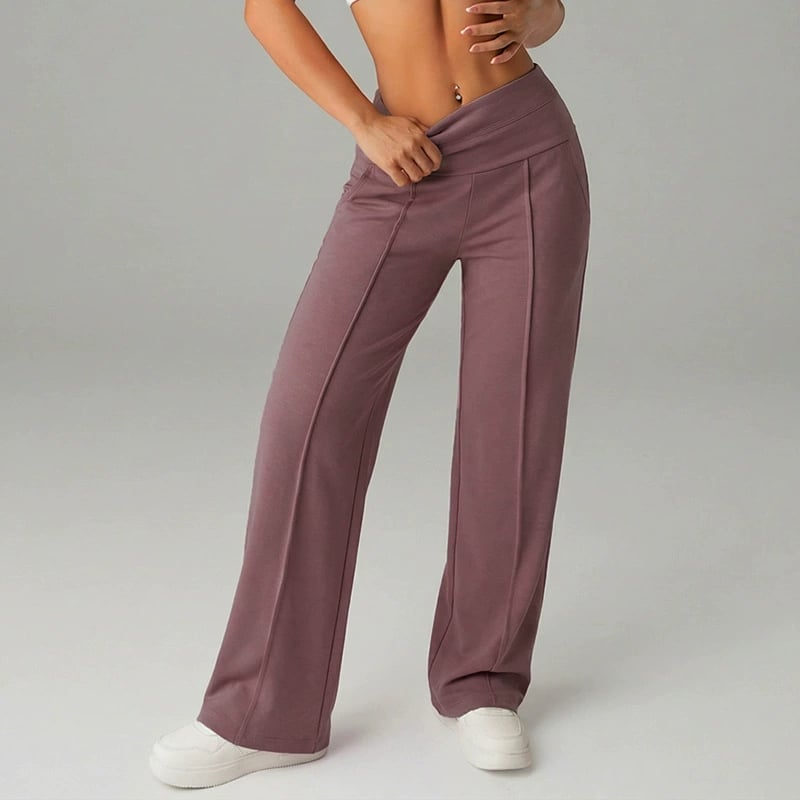 🥳2026 HOT SALE💞Women's High Waist Wide Leg Pants – Soft stretch fabric, gentle tummy control!