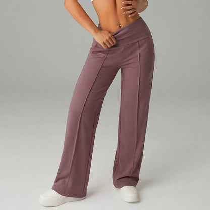 🥳2026 HOT SALE💞Women's High Waist Wide Leg Pants – Soft stretch fabric, gentle tummy control!