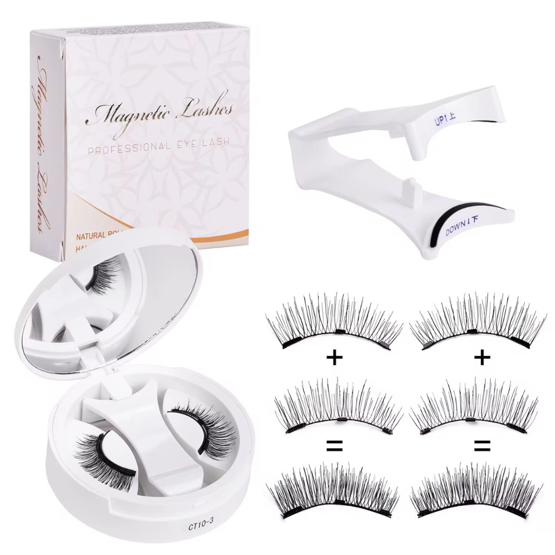 Magnetic False Eyelashes with Magnetic Tweezers