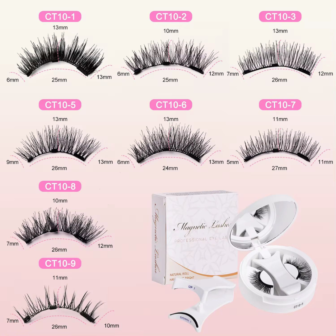 Magnetic False Eyelashes with Magnetic Tweezers