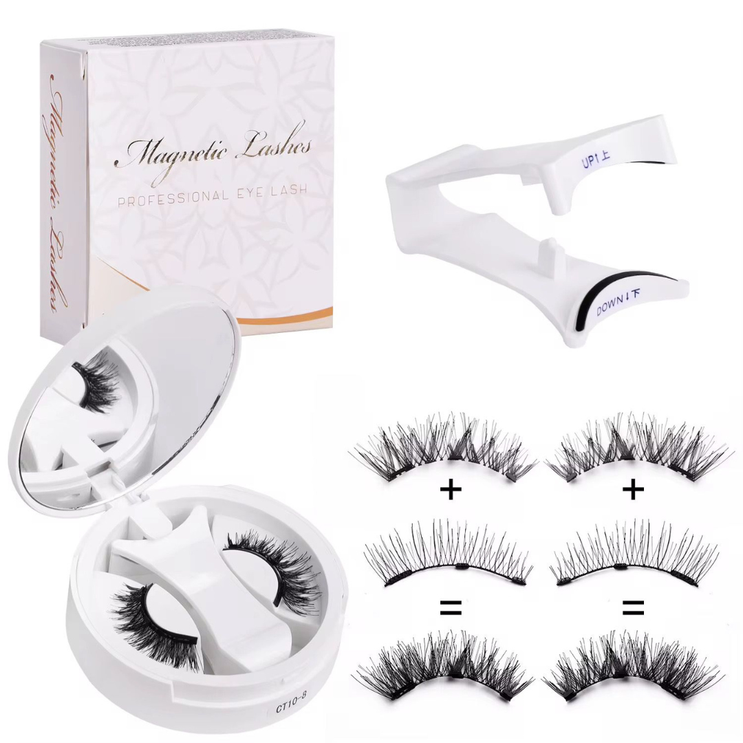 Magnetic False Eyelashes with Magnetic Tweezers