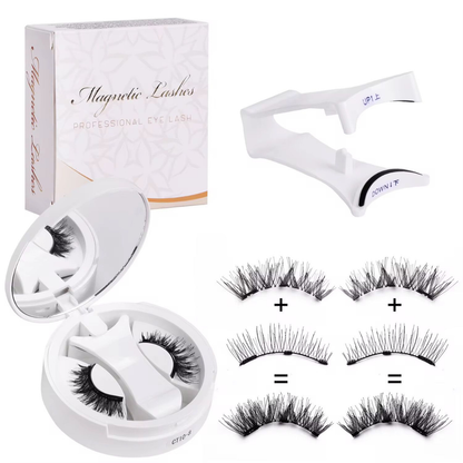 Magnetic False Eyelashes with Magnetic Tweezers