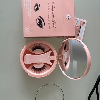 Magnetic False Eyelashes with Magnetic Tweezers