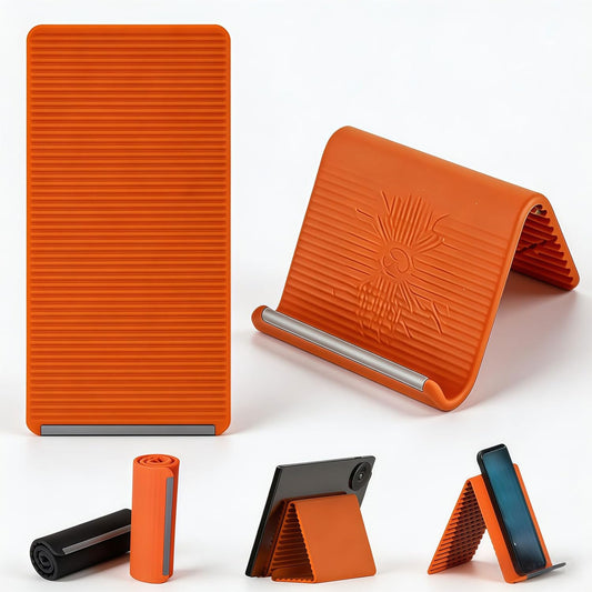 Flexible Silicone Aluminum Phone Stand | Bendable Foldable Holder for Phone Tablet Laptop