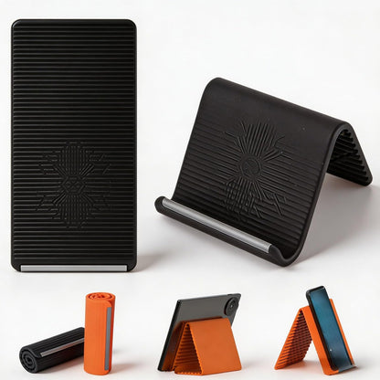 Flexible Silicone Aluminum Phone Stand | Bendable Foldable Holder for Phone Tablet Laptop