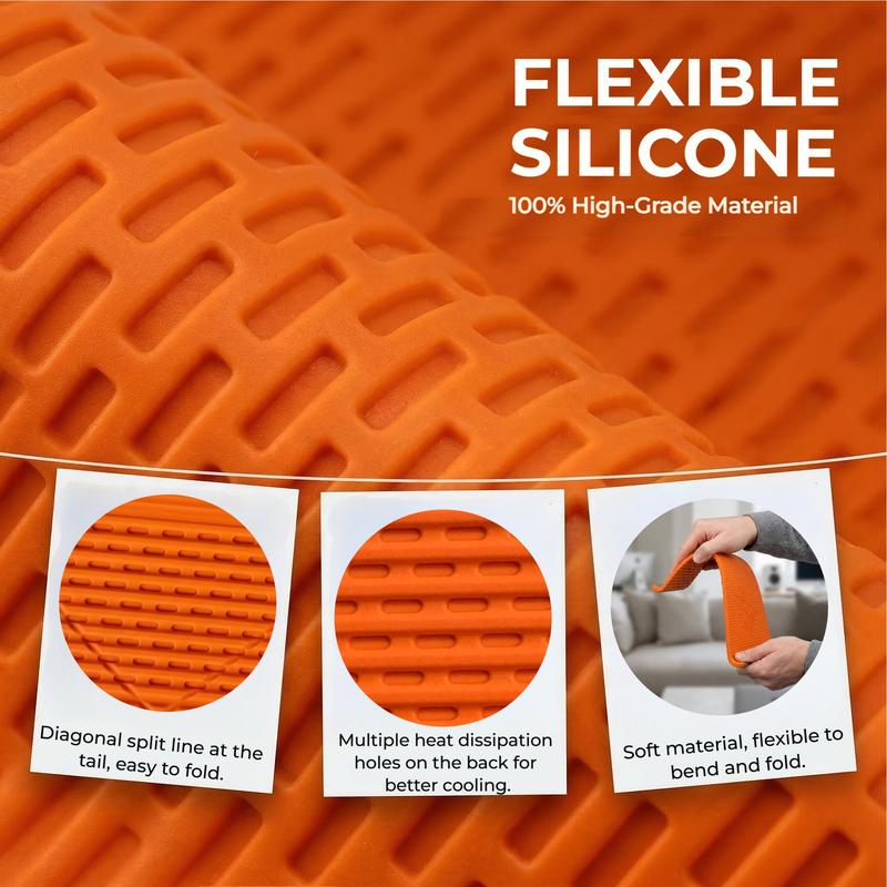 Flexible Silicone Aluminum Phone Stand | Bendable Foldable Holder for Phone Tablet Laptop