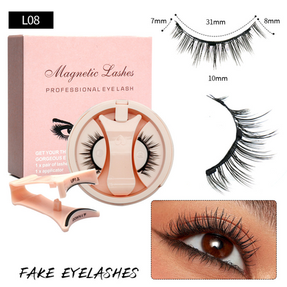 Magnetic False Eyelashes with Magnetic Tweezers