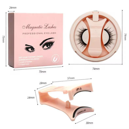 Magnetic False Eyelashes with Magnetic Tweezers