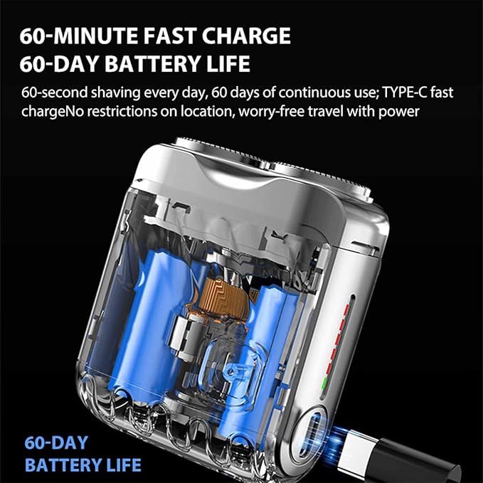 Travel Portable Mini Electric Shaver USB Fast Charging